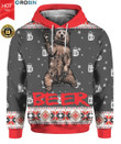 Bear Beer 3D Ugly Christmas Sweater Hoodie