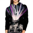 80S Astronaut Womens A2715 3D Pullover Printed Over Unisex Hoodie