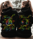 For LGBT She Sees All All My Dark/ My Lights Sun Moon Couple Hoodie 3D #Dh