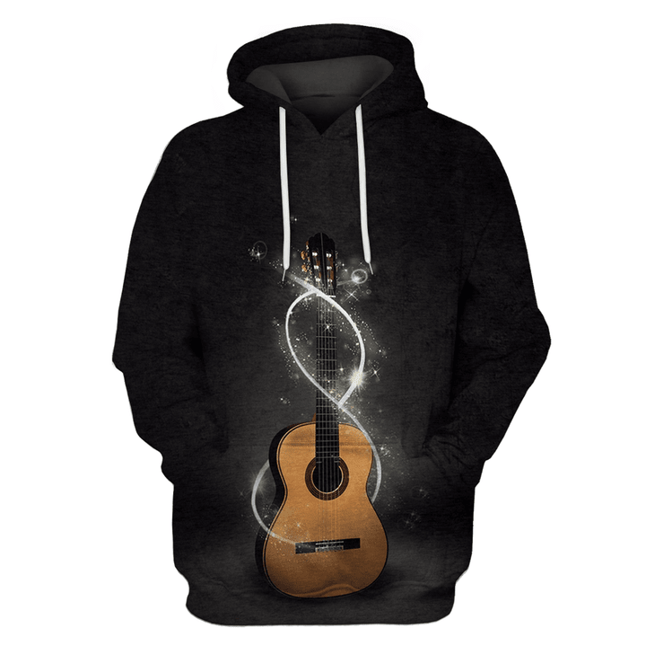 Guitar B355 3D Pullover Printed Over Unisex Hoodie