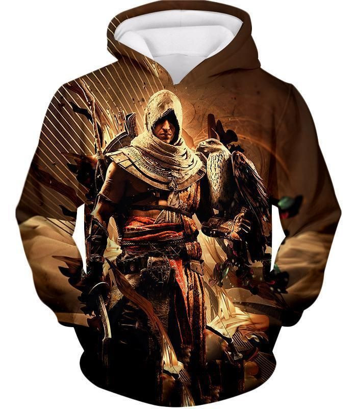 Assassin'S Creed Origins Bayek Of Siwa Cool Graphic A3251 3D Pullover Printed Over Unisex Hoodie