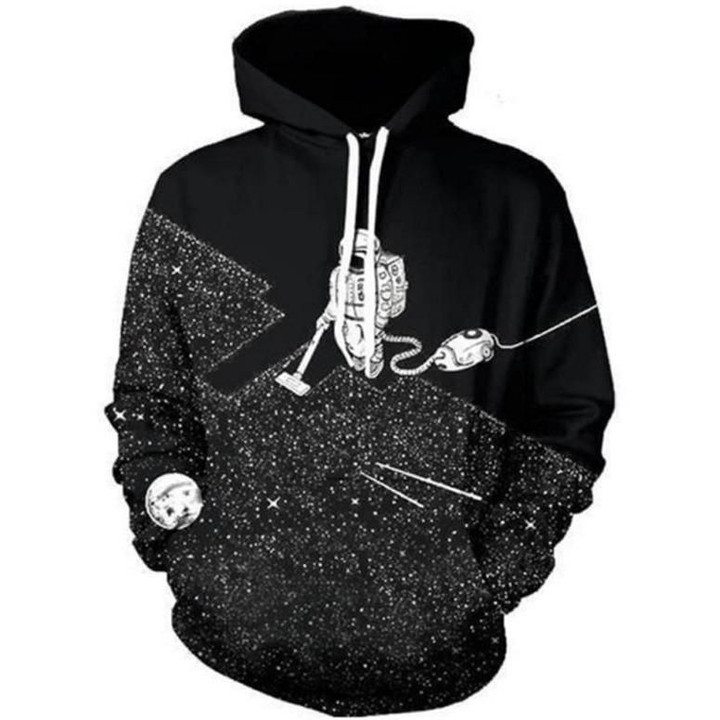 Space Vacuum A475 3D Pullover Printed Over Unisex Hoodie