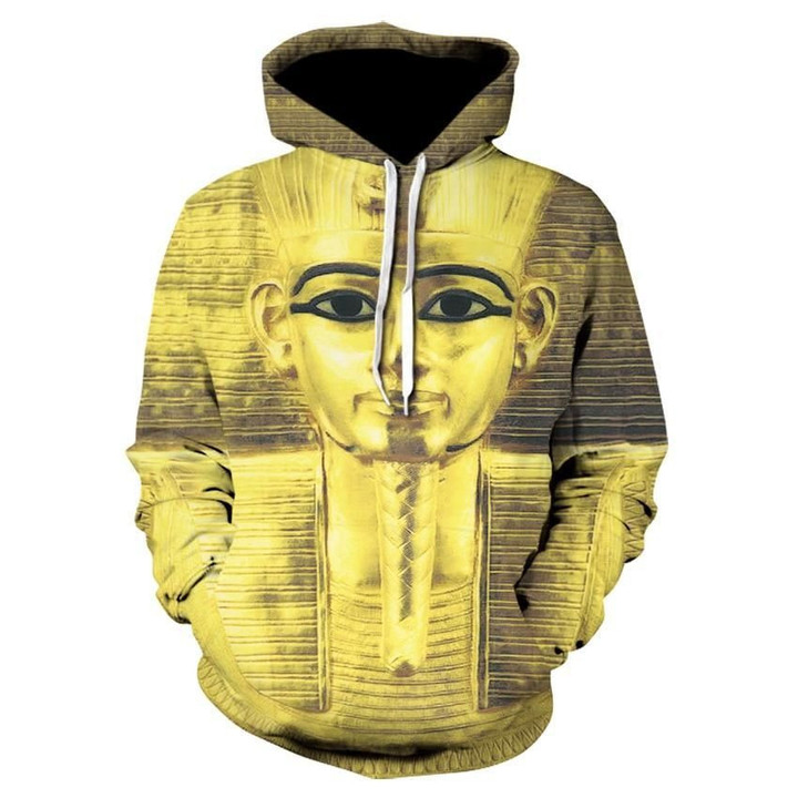 Ancient Egypt - Egyptian King Tut B1518 3D Pullover Printed Over Unisex Hoodie
