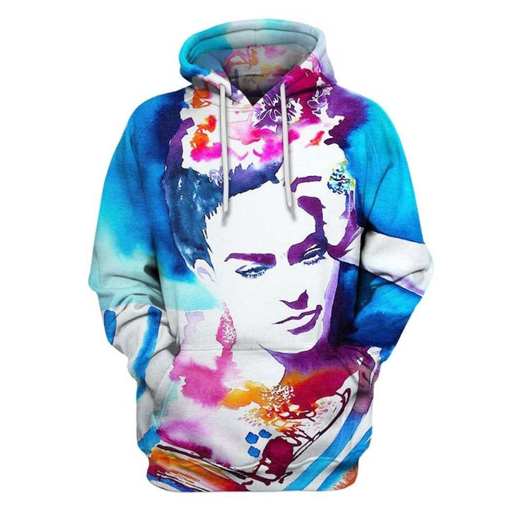 Frida Kahlo B456 3D Pullover Printed Over Unisex Hoodie