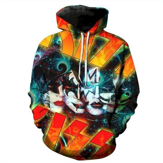Kiss Band 3D Full Over Print Hoodie Sweater Sweat Shirt