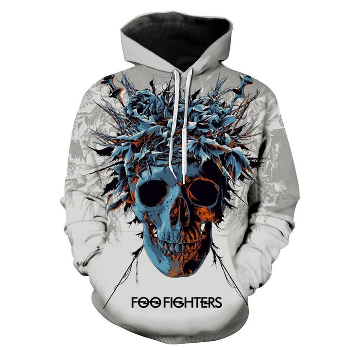 Cool Custom Hoodie Foo Fighters 3D full over print Hoodie, Sweater, TShirt LK-304 B3230 3D Full Print Hoodies For Men, Hoodies For Women