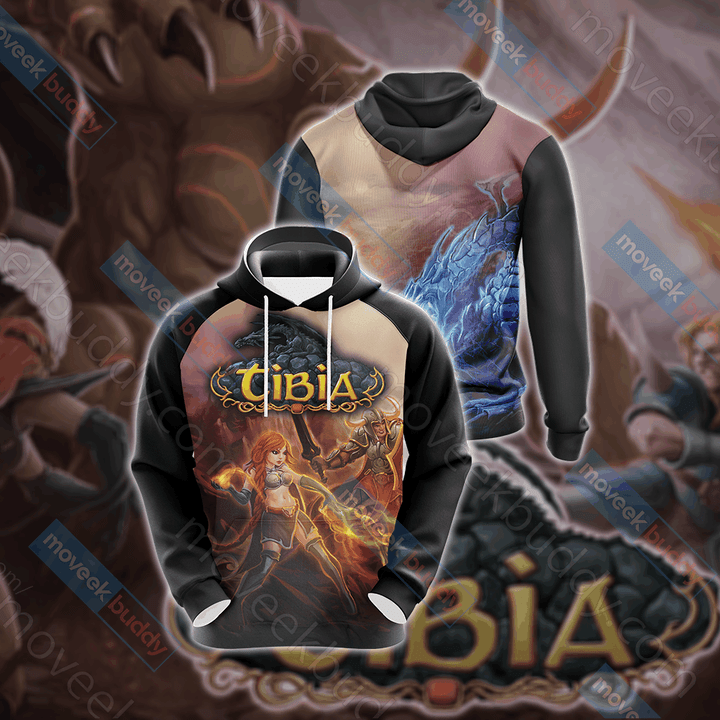 Tibia A770 3D Pullover Printed Over Unisex Hoodie