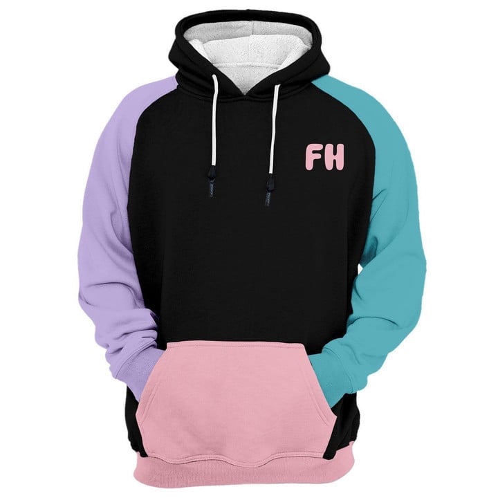 Fh Three Color Pullover Unisex Hoodie Bt01