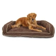 Petco Memory Foam Brown Couch Dog Bed, 48" L x 36" W