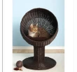 The Refined Feline Kitty Ball Bed in Espresso, 28" H