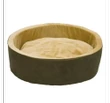 K&H Thermo-Kitty Bed in Mocha, 20" L x 20" W