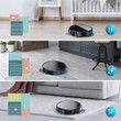 Moosoo Robot Vacuum, Wi-Fi Connectivity, Easily Connects With Alexa Or Google Assistant