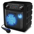 ION Audio Game Day Lights Portable Bluetooth Speaker With LED Lighting, Black, IP80A