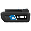 Hart 40-Volt 5.0Ah Battery Accessory, Lithium-Ion, On-Board Fuel Gauge