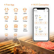 Inkbird Wifi Grill Thermometer IBBQ-4T, Rechargeable Wireless BBQ Thermometer