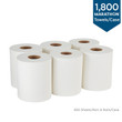Marathon Centerpull Paper Towel, 1-Ply, White, 15" x 7.8" (6 rolls)
