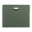 Smead 3 1/2" Hanging File Pockets With Sides, Standard Green (Letter, 10ct.)