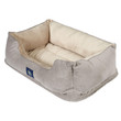 Serta Perfect Sleeper Orthopedic Cuddler Pet Bed, 34" x 24", Gray