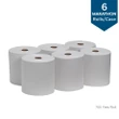 Marathon Hardwound Roll Paper Towels, White (700 Ft./Roll, 6 Rolls/Case)