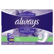 [SET OF 3] - Always Anti-Bunch Xtra Protection Daily Liners, Long, Unscented (200 ct./pk.), Pack of 3