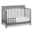 Oxford Baby Harper 4 In 1 Convertible Crib Dove Gray