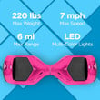 Hover-1 Allstar Hoverboard, Pink, 6.5 In. LED Wheels, Ideal For Boys And Girls 8+ And Less Than 220 Lbs.