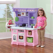 Step2 Little Bakers Kids Play Kitchen With 30 Piece Accessory Play Set