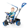 Little Tikes 4-in-1 Basic Edition Trike In Blue, Convertible Tricycle For Toddlers Tricycle