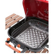 Meco Americana Charcoal BBQ Grill With Adjustable Cooking Grate And Side Table