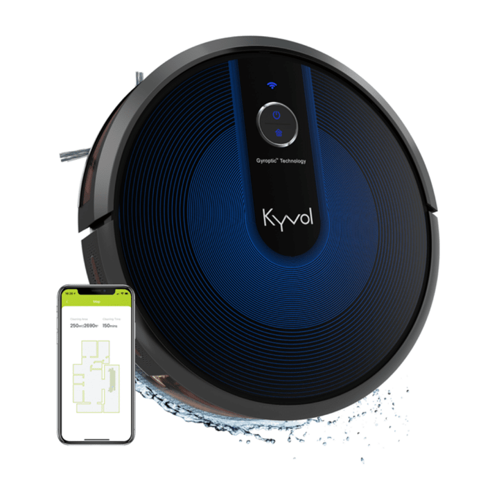 Kyvol E31 Robotic Vacuum and Mop Cleaner, Auto Sweeping & Mopping 2-in-1, 2200Pa Suction