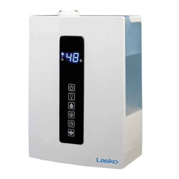 Lasko Quiet Ultrasonic Digital Warm and Cool Mist Humidifier, UH300, White
