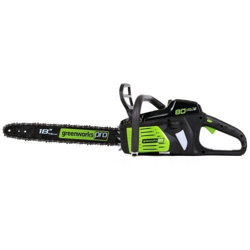 Greenworks Pro 18-Inch 80V Cordless Chainsaw, Battery Not Included (GCS80450)