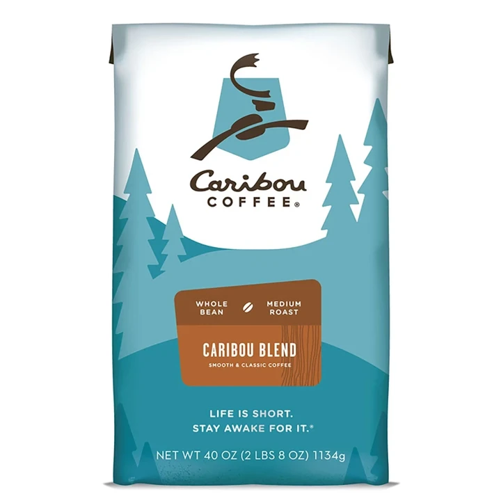 [SET OF 2] - Caribou Coffee Whole Bean, Caribou Blend (40 oz.)