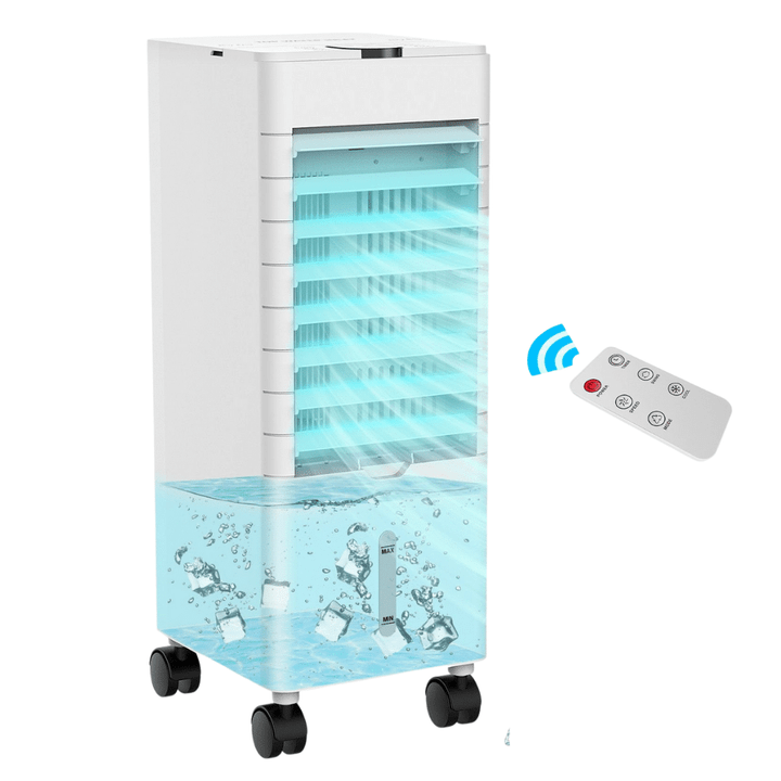 HiFresh 100ASR Personal Evaporative Air Cooler & Fan with Removable Water Tank, w/ Filter Humidify Anion & Remote Control