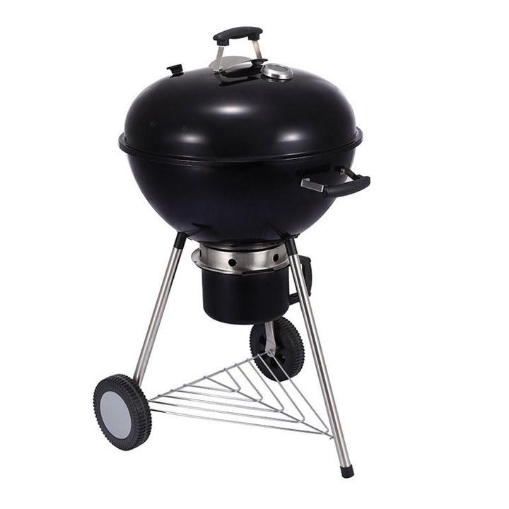 Sugift Portable Outdoor BBQ Grill 22" Premium Charcoal Grill, Black