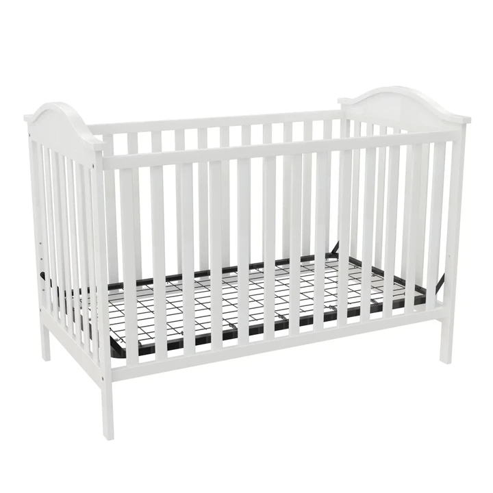 Baby Relax Adele 3-in-1 Convertible Crib, White
