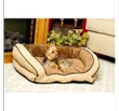 K&H Bolster Couch Dog Bed In Mocha & Tan, 28" L x 40" W