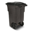 Toter Trash Can Brownstone With Wheels And Lid, 64 Gallon