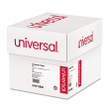 Universal Computer Paper, Letter Trim Perforations, 20lb, 9-1/2" x 11", White, 2400 Sheets