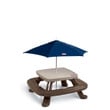 Little Tikes Fold 'n Store Picnic Table With Market Umbrella