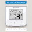 Black + Decker BDXTTSM1 Smart Home Wi-Fi Touch-Key Thermostat With Intelligent Programming