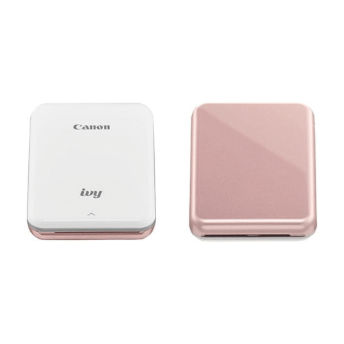 Canon Ivy Mini Photo Printer for Smartphones, Sticky-Back Prints, Rose Gold