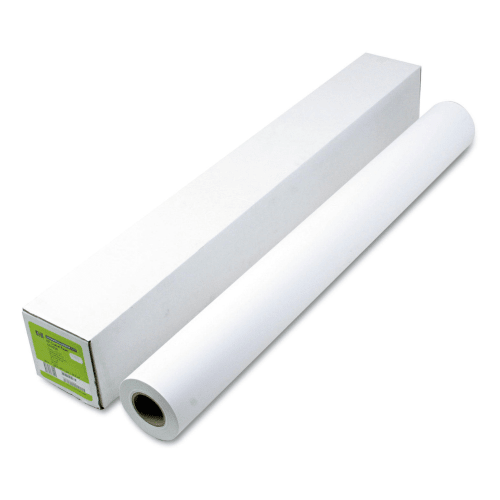 HP Designjet Inkjet Large Format Paper, 4.9 mil, 36" x 150 ft, White
