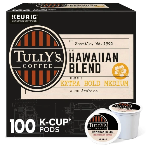 Tully's Coffee Hawaiian Blend K-Cup Pods (100 ct.)