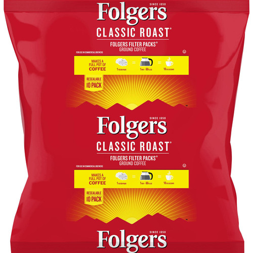 [SET OF 3] - Folgers Classic Roast Ground Coffee, Filter Packs (0.9 oz., 40 ct./pk.)
