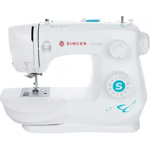 Singer 3337 Simple Mechanical Sewing Machine, White