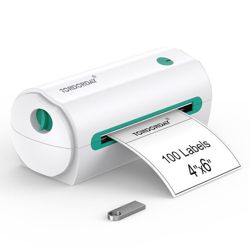 Tordorday USB Thermal Shipping Label Printer for 4 x 6, Thermal Printer for Shipping Packages