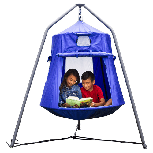 Sportspower BluPod Jr. Floating Tent Swing, Blue
