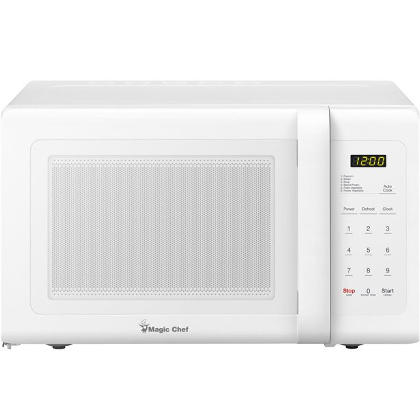 Magic Chef 0.9 Cu. Ft. 900W Countertop Microwave Oven In White