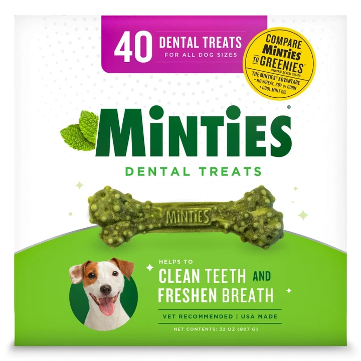 [SET OF 2] - Minties Dental Dog Treats (40 ct.)